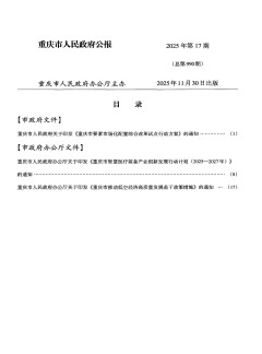重庆市人民政府公报